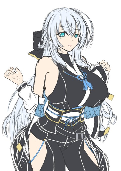 暑くなってきましたねなラフ 