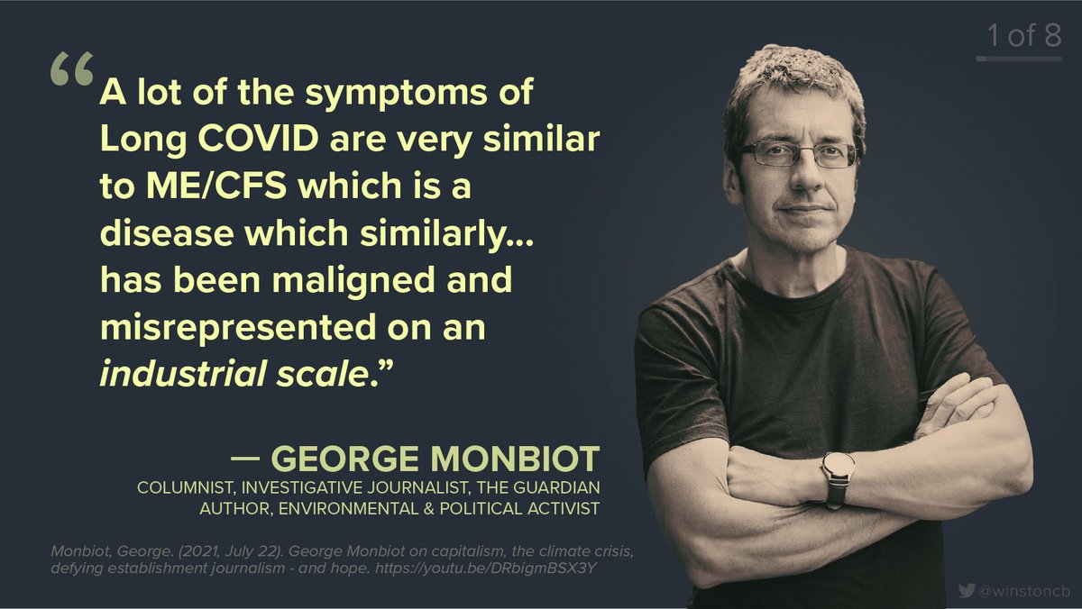 It’s the most common and debilitating disease you may never have heard of until #LongCOVID struck… #MECFS

Gratitude to <a href="/GeorgeMonbiot/">George Monbiot</a> for lending his eloquence and influence.

Thanks to <a href="/OwenJones84/">owenjones84</a> for hosting the discussion: youtu.be/DRbigmBSX3Y?t=…

Excerpts to follow… 🧵 1/