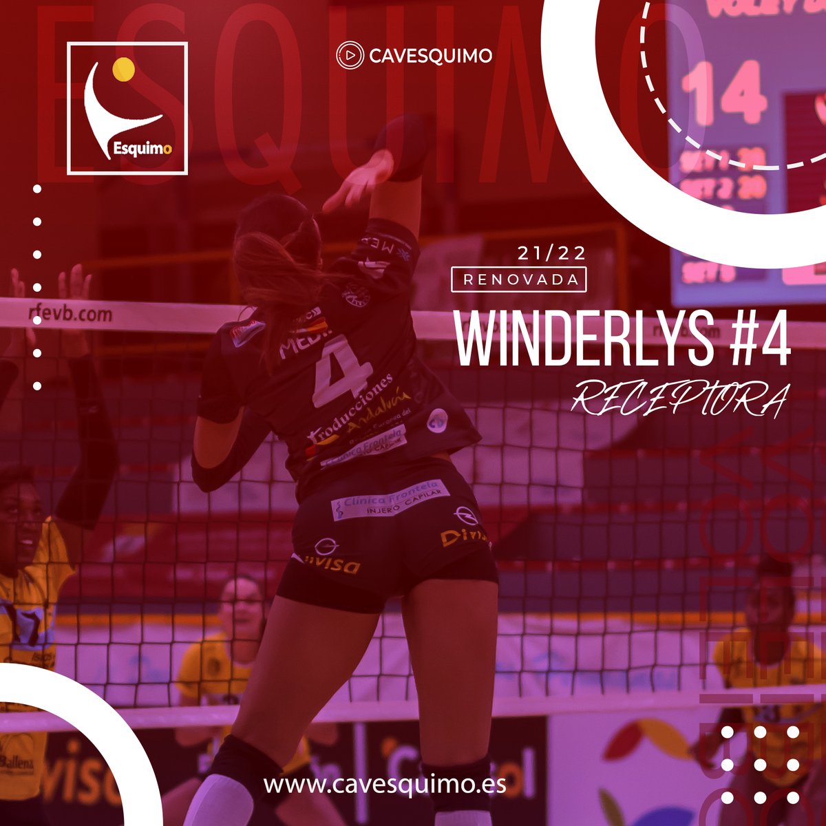 CAVEsquimo's tweet photo. BOOOM!!
📣Winderlys Medina#1 🇻🇪 179 cm 
La receptora venezolana, renovación 🔝 del CAV Esquimo 21/22.
Vamos por otro año Win! 😍😍🙌🙌
📰https://t.co/33g0vrseE6
#SomosVoleibol  #Esquimo #LaAcademia #OnTheWay #FormandoValores https://t.co/N8UzsSGwTt