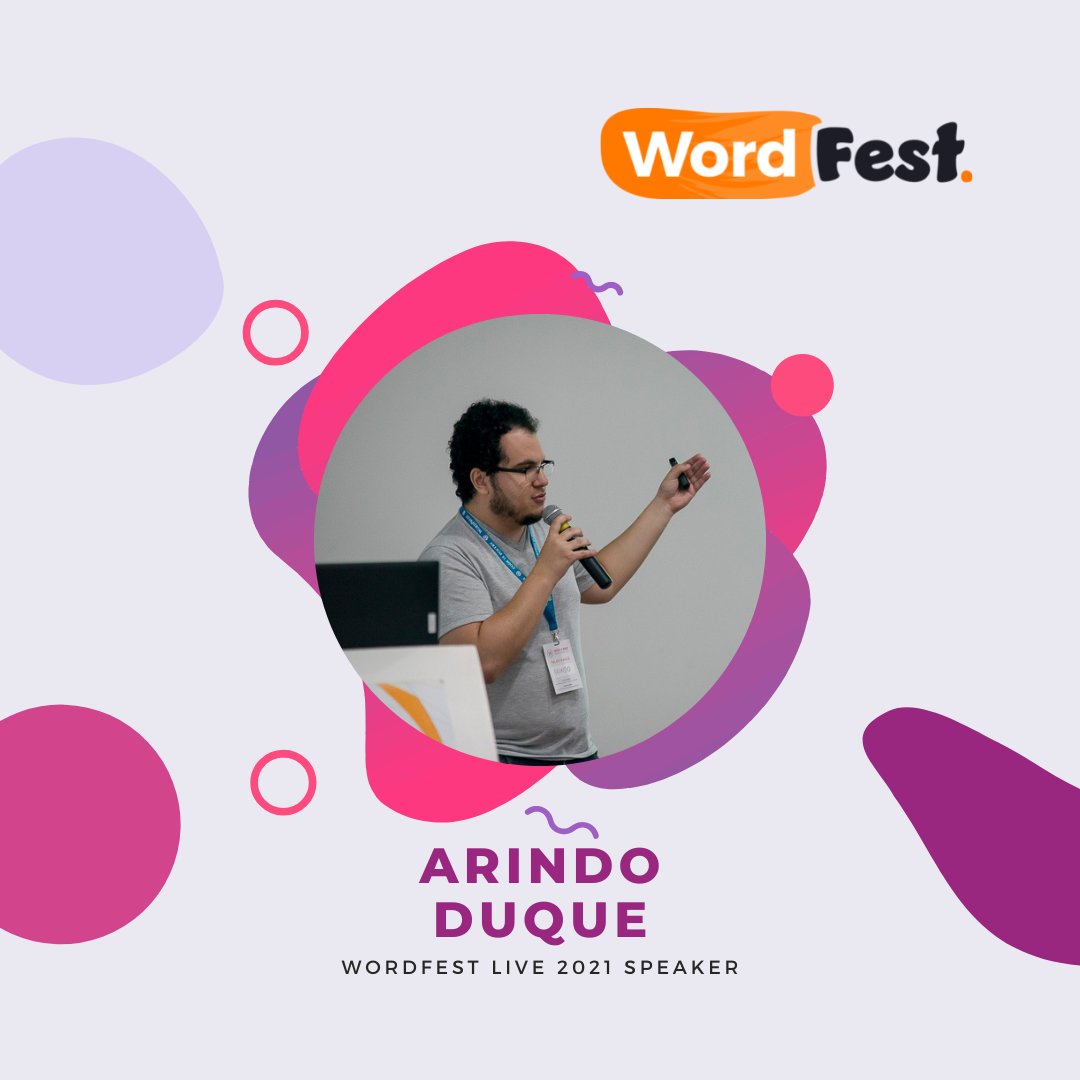 Next up on #WordFestLive Stage 2:

Arindo Duque - <a href="/arindoduque/">Arindo Duque</a>
WordPress: a Tool to Empower People

big.ht/3hVQm0A