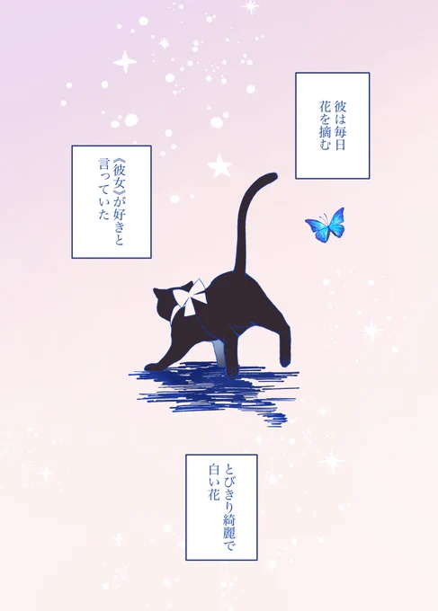 黒猫の日課の話です

#創作 