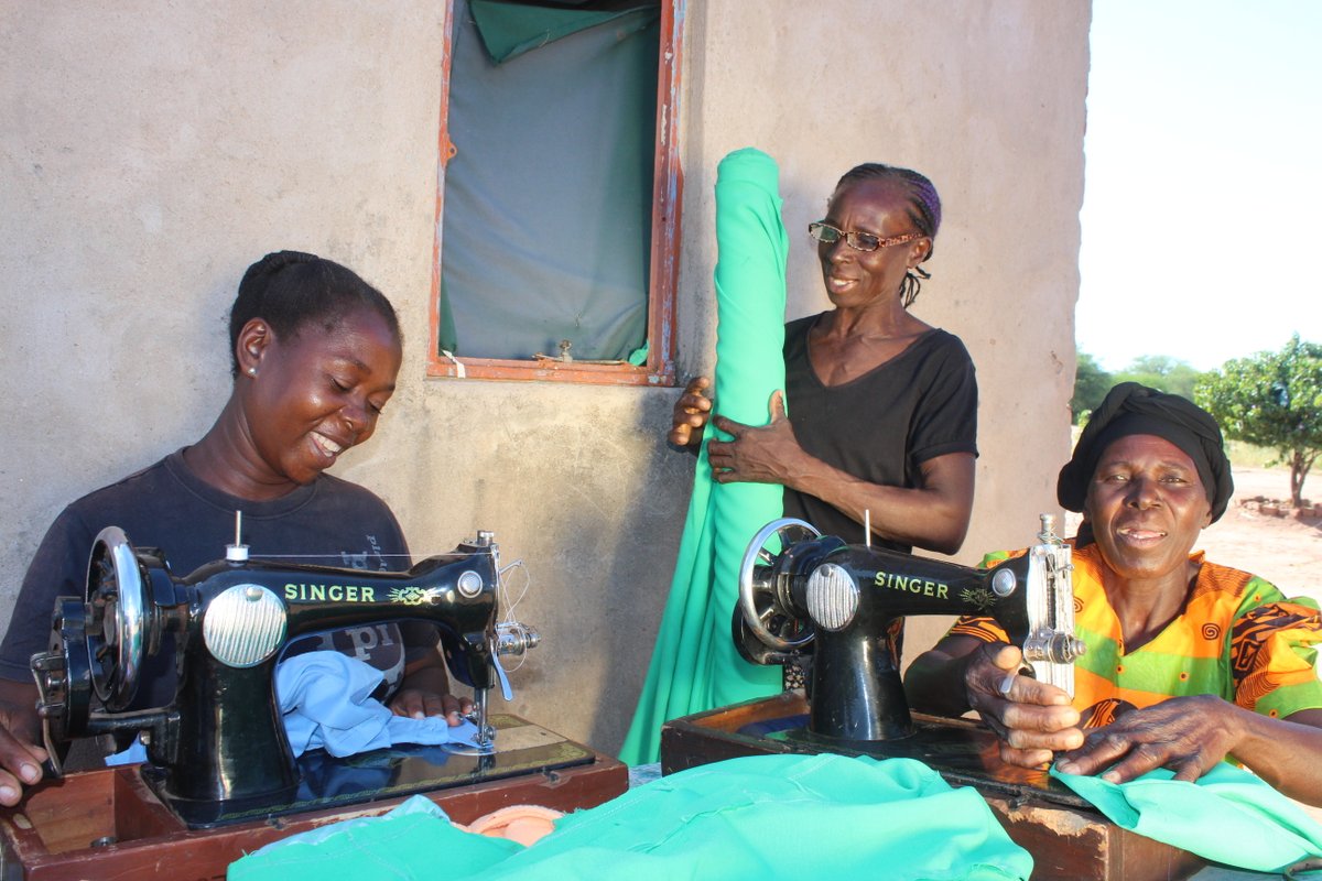 #FlashBackFriday  
Women under the Budiriro project in the recently phased out Dande AP have witnessed an improvement in their livelihoods. These women have become independent &self-reliant owing to the sewing project which generates income for them.    
#SustainableLivelihoods