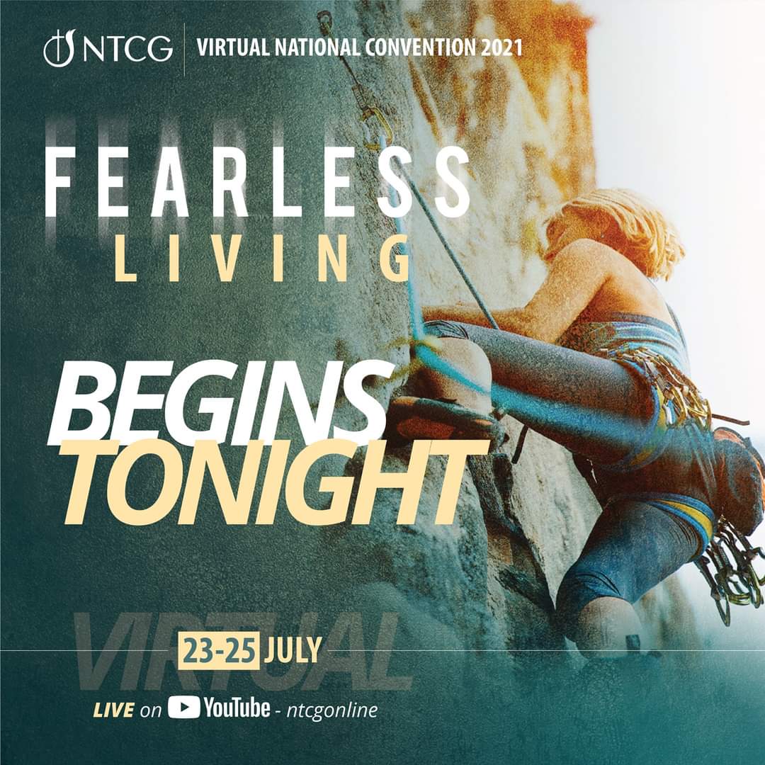 Join NTCG at 7pm, as the church comes together to celebrate nationally God's wonderful blessings this season. There will be worship, testimonies, anointed word and more.

Live streaming at youtube.com/ntcgonline.
#faithliving 
#powerliving 
#VictoriousLiving  
#ntcgvirtual2021