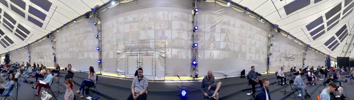 Last night ‘Cerddwn’ was performed live for the first time at the <a href="/llangollen_Eist/">Llangollen International Eisteddfod</a> pavillion by @corCF1 accompanied by the fab <a href="/BSinfonietta/">British Sinfonietta</a> 

Everyone’s original videos were played on the big screen so you’re all part of this special performance!

Broadcast S4C. 24.7.21 am 8pm.