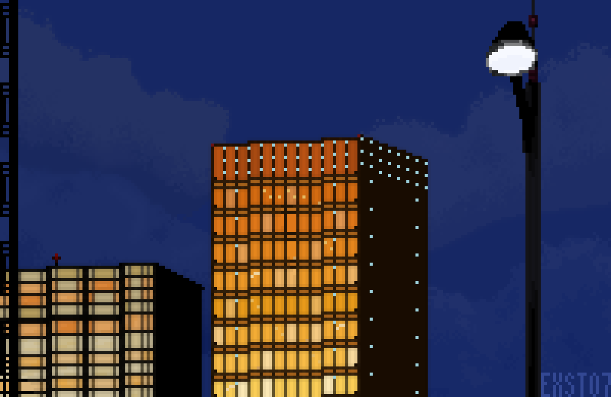 exsto7's tweet photo. ~Lonely walk at 4 am~

Pixel art piece 200x130px

Path of the loneliness is the chosen path,
But the choice is not a conscious one.
Strange faces around, their eyes so painfully hostile.
The verdict, my friend, is already final and done...

#pixelart #digitalart #aseprite https://t.co/id62YoKvFn