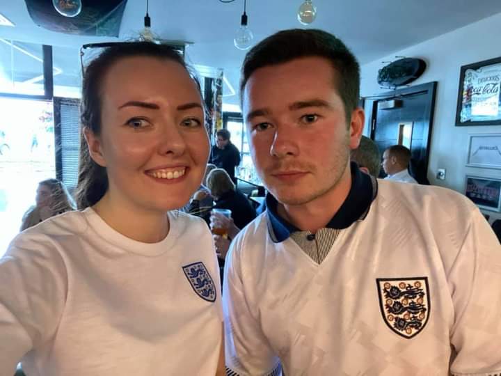 Lewisca09394689's tweet photo. @SkySportsNews 
Lewis and Siobhan from Guernsey https://t.co/CCzLFK4YsM