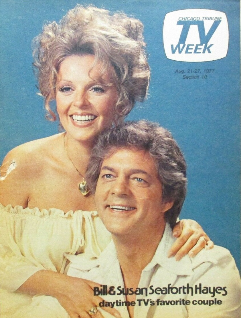 Happy Birthday to Susan Seaforth Hayes, born on this day in 1943
Chicago Tribune TV Week.  August 21-27, 1977 