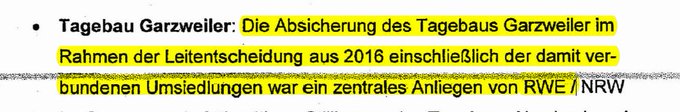 Für private Unternehmen schiebt  #Laschet Lügen ins Gesetz. Auf Wunsch von " #RWE /  #NRW" wurde so die "energiepolitische und energiewirtschaftliche Notwendigkeit" für den  #Braunkohle-Tagebau Garzweiler II erfunden, was verfassungswidrig sein dürfte.18/