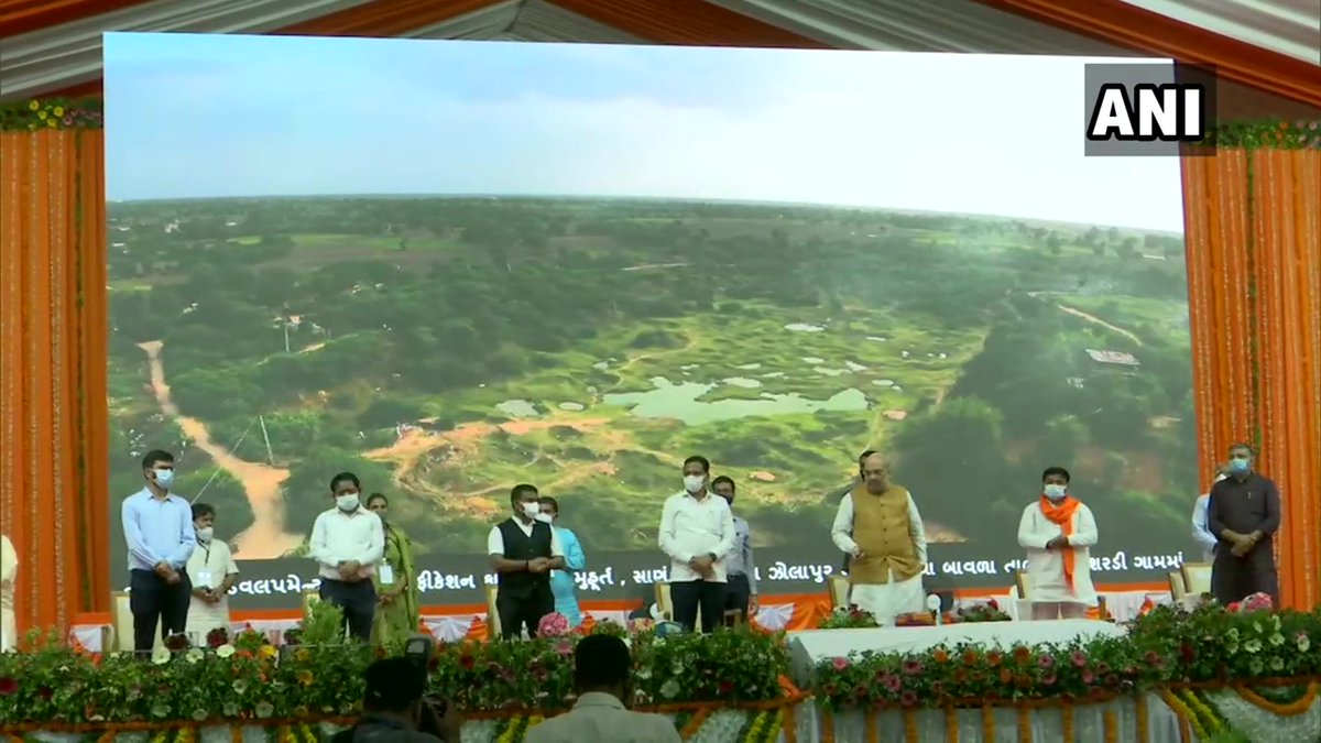 ANI on Twitter: "Ahmedabad, Gujarat: Union Home Minister Amit Shah launches  various development projects at Sanand, Bawla and Daskroi taluka.…  https://t.co/hUU5TuOaeh"