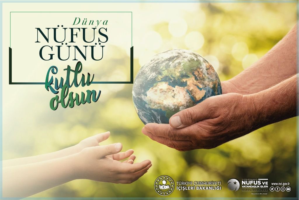 11 Temmuz Dünya Nüfus günümüz kutlu olsun..
#HayatınızınHerAnında 
#DünyaNüfusGünü
<a href="/sefikaygol/">Şefik AYGÖL</a> <a href="/TCNufus/">Nüfus ve Vatandaşlık İşleri Genel Müdürlüğü</a>