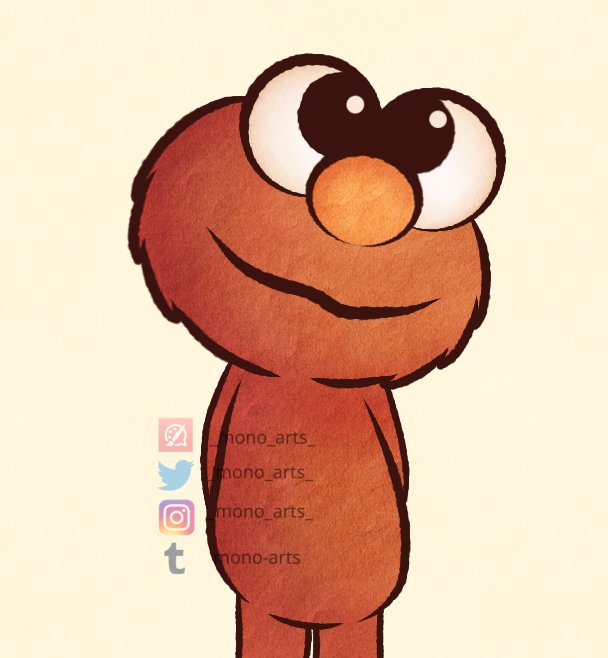 Tinybaghead エルモはとてもかわいいです Sesamestreet Elmo セサミストリート エルモ Sesamestreetelmo Medibang Fanart T Co Bffgyt6k6j Twitter