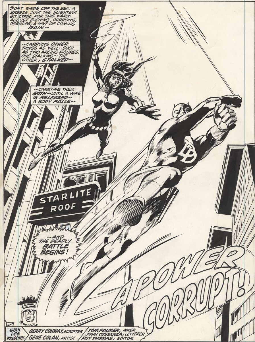 Listened to Marv Wolfman talking about Gene Colan: "the fact that no one has been able to emulate/copy Colan's style shows how great/original he was."