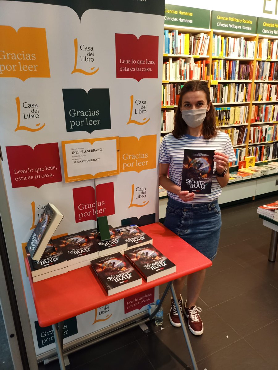 InesMatrona's tweet image. Gracias a la Casa del Libro por darme esta oportunidad.
Tomo prestada una frase que me encanta: paso corto y mira larga 😉