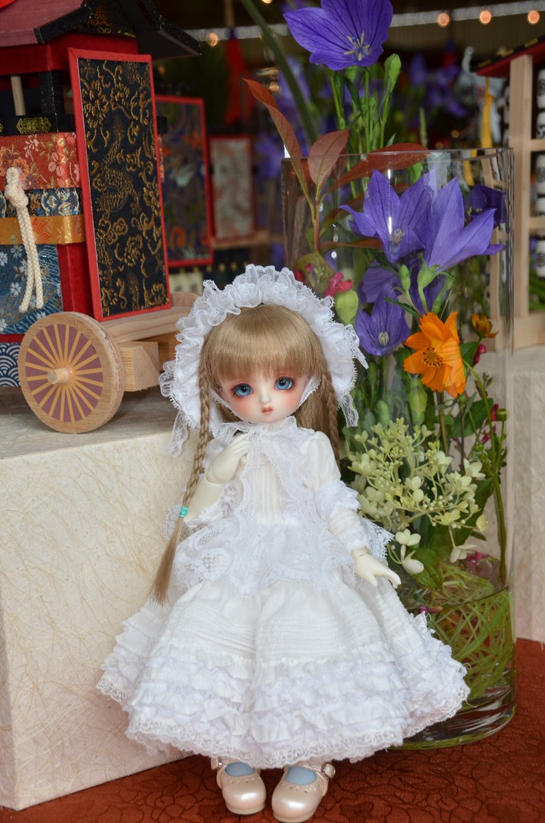 dolls_riz's tweet photo. 異国分化を楽しんでるお姫様感(*´ω｀*)今後小さい子用の着物か袴用意してあげたいです✨
#幼SD #幼SDルルー #スーパードルフィー #天使の里 https://t.co/9TEvOkDjeY