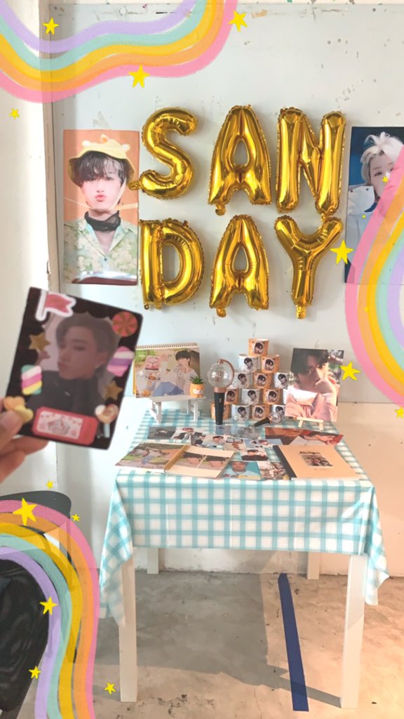BINLIXZONE's tweet photo. Went to san cafe today! The decorations,cupsleeve &amp; pc are very pretty🤩🤩 Thankyou for hosting this cafe #santreasure @santreasure1007 https://t.co/nsj74sMTJZ