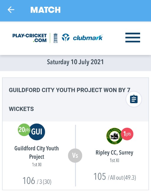 GCCYP1's tweet photo. Double win this weekend; 1st XIs v @RipleyCricket and 2nd XIs v @WBCC_cricket #sutherlandmemorialpark #burpham https://t.co/xU7hEQ4SK4