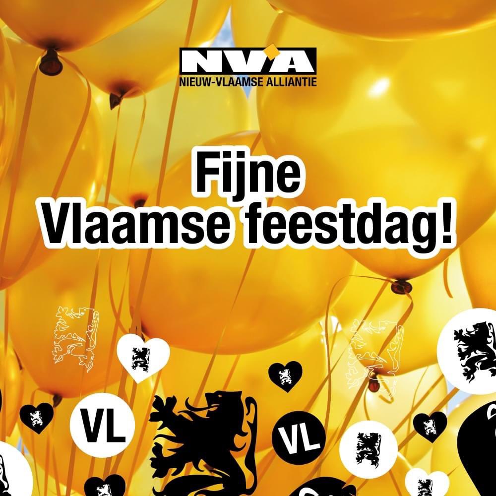 NVA_Boutersem's tweet photo. Vandaag mag je het beest uithangen …
Gezellige en strijdvaardige feestdag! 🦁💛

#vlaanderen #FijneVlaamseFeestdag #VlaanderenVrij https://t.co/aZJB7t7ZkL