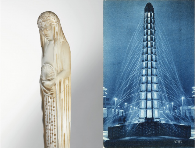 「ヴェルリス(仏)1925~55」 1930年代アールデコ花瓶「ダンサー」 ヴェルリス(仏)1925~55」1930年代アールデコ花瓶「ダンサー」