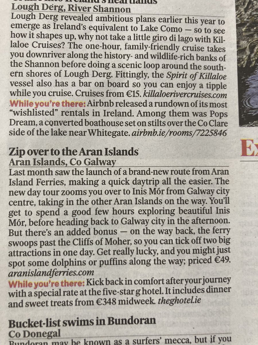 dmpr_galway's tweet photo. This weekend #100daysofsummer @poloconghaile @IndoWeekend @Indo_Travel_ recommends Zipping over to #inismor &amp; #thecliffsofmoher @AranIslandFerry daily sailings #galwaycity #thingstodo #wildatlaticway #staycation #summer2021 #dayout https://t.co/0p6tDtLVnu