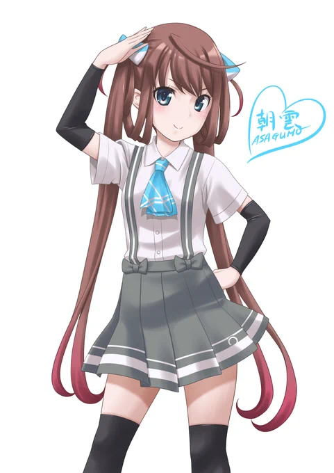 朝雲ちゃんのラフをキレイにしました('▽`*)
ブラにライオン!°˖☆◝(⁰▿⁰)◜☆˖° 