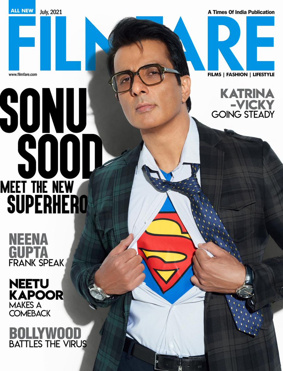 SonuSood's tweet image. I still remember the day when I boarded the &apos;Deluxe Express&apos; from Ludhiana to come to Mumbai to fulfill my dreams &amp;amp; bought a @Filmfare magazine from Ludhiana station. Today after 20 years I&apos;m on the cover and  realized it&apos;s never too late to achieve your dreams