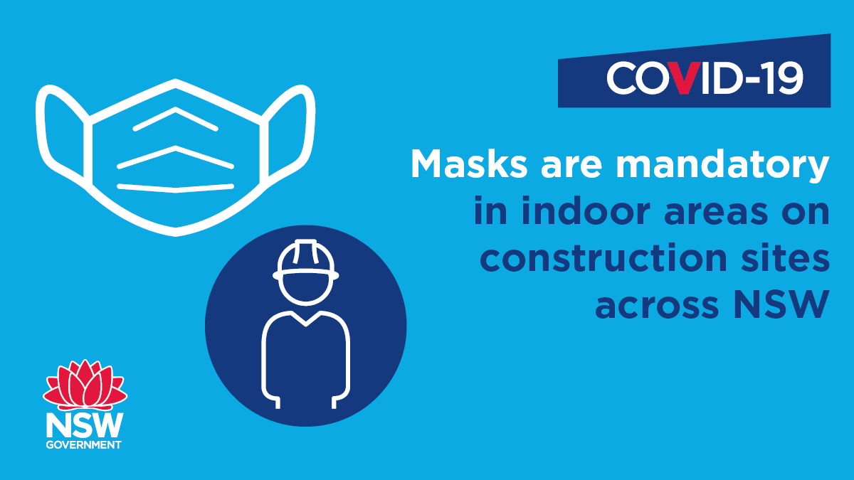 Nsw Health On Twitter It Is Now Mandatory To Wear A Face Mask In Indoor Areas Of Construction Sites This Applies Across All Of Nsw More Information Https T Co I6cnidntpk Https T Co Mq4bwkuq6q [ 675 x 1200 Pixel ]
