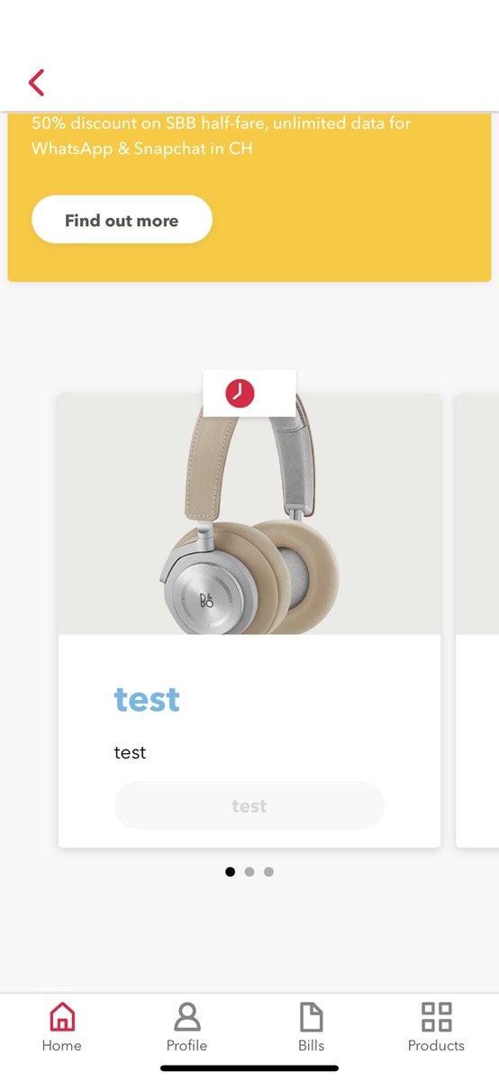 rlivain's tweet image. Looks like Sunrise🇨🇭 (@UPC_Switzerland?) are testing a few new products on their app/website 🤣
#testingenvironment #productmanagement #fail