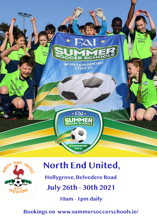 NorthEndWexford's tweet photo. July 26-30
8-14 year olds
#faisummercamp #skyblues https://t.co/ZXbhxAcxaH