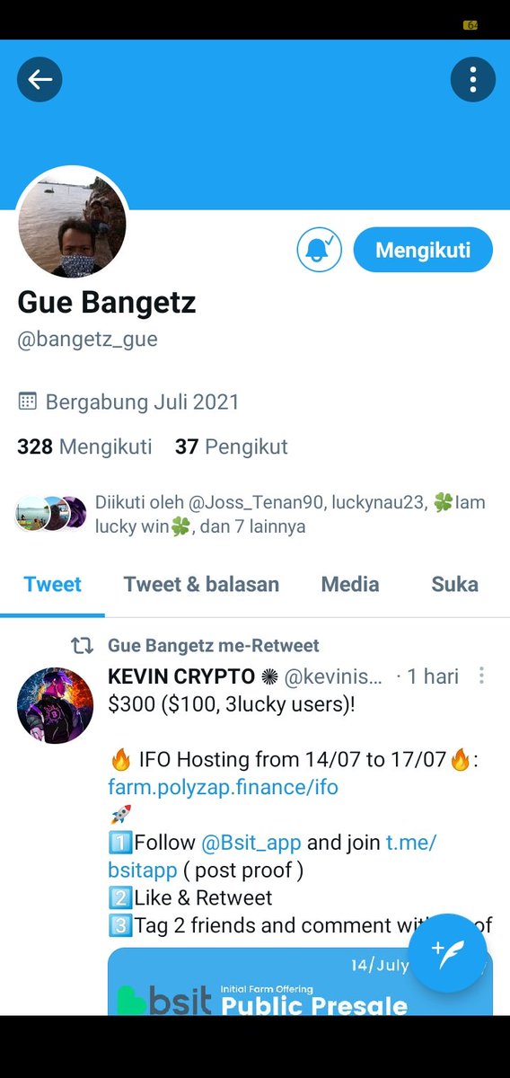 AssalamOdis's tweet photo. @HargieAmira @bangetz_gue Done mbak mutualan🙏 https://t.co/uae6tv5MAj