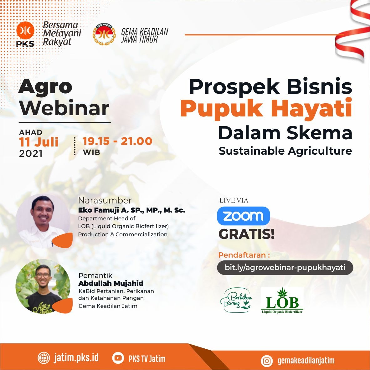 Official_ITN's tweet photo. Buat Insan Tani yang kepo sama Pupuk Hayati dan Sustainable Agriculture, bisa banget nih join agro webinar ini.
Malam ini, GRATIS via Zoom.
💚🌱 https://t.co/nyslbRuJca