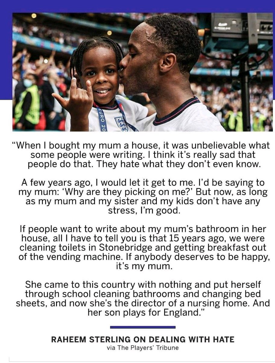 JaneCanDoSE4's tweet photo. This!!👇(Wipes away tear) #Sterling #RolesModels ⚽️🏴⚽️🏴⚽️🏴 https://t.co/4JPoC9TLR5