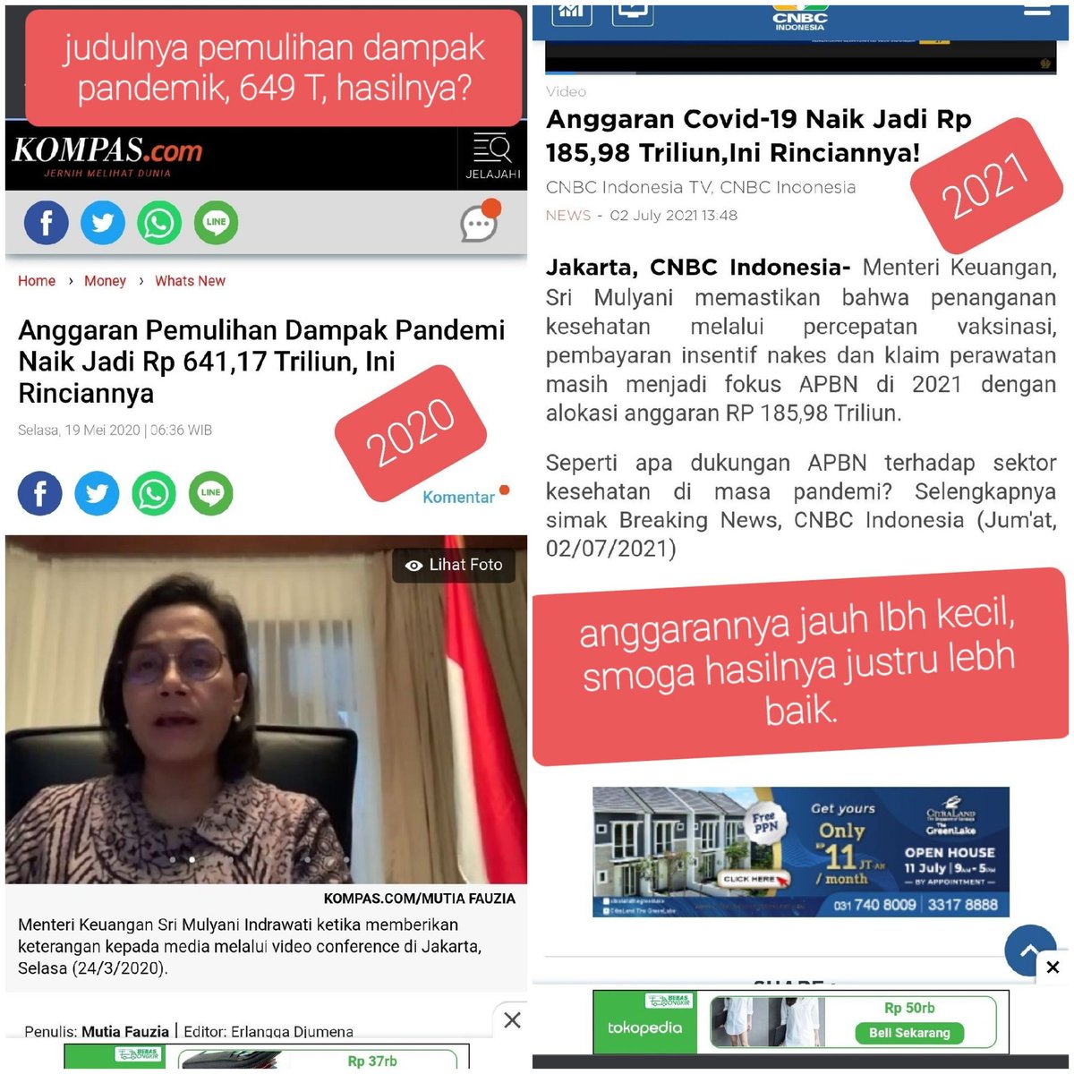 Tahun lalu 641 T lho...