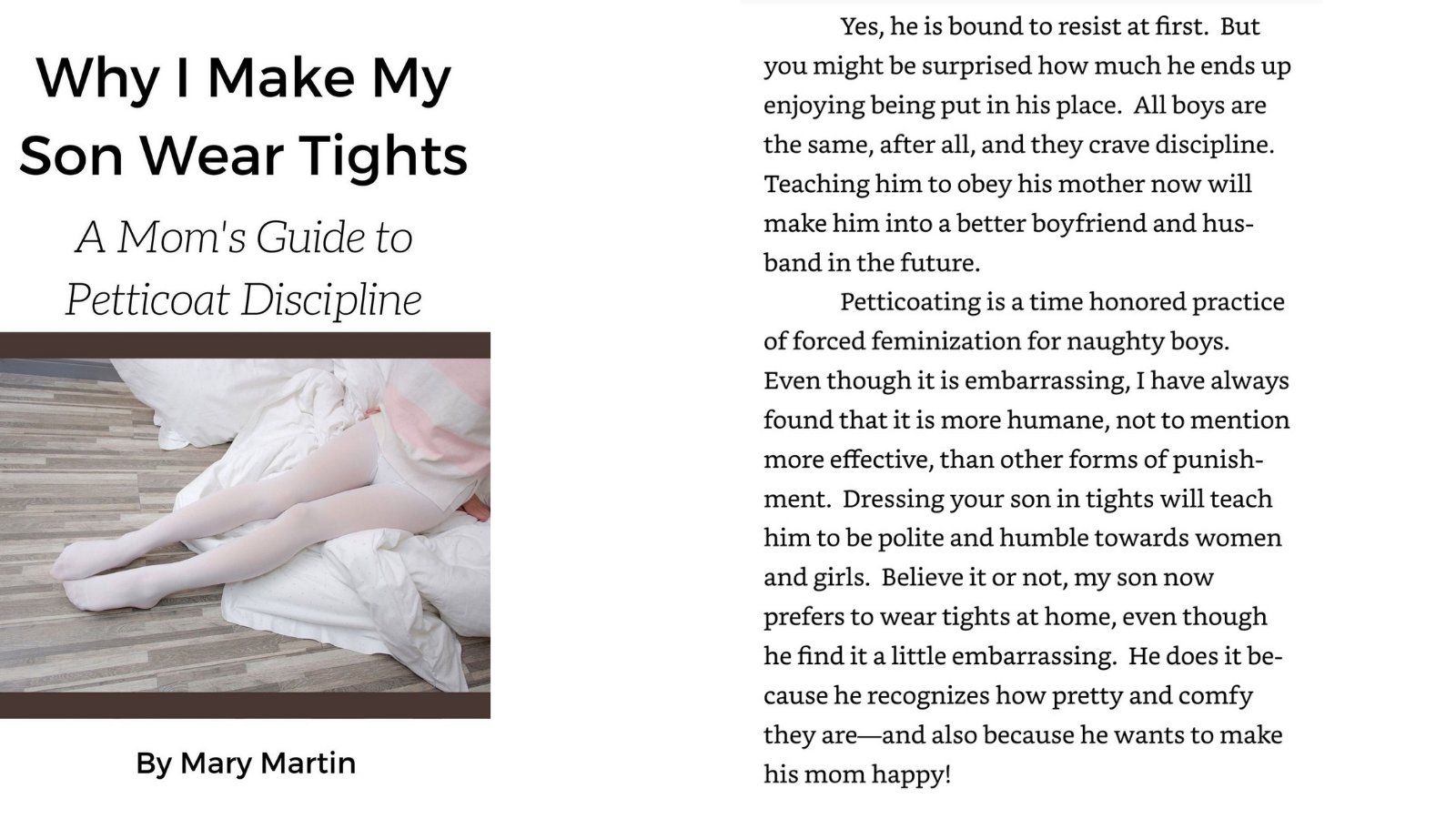 Genevieve Gluck on X: Another petticoat discipline with pedophilic  overtones. The authors use pseudonyms and their profile pictures, if they  have one, are often taken from porn. This authors pseudonym, Mary Martin,