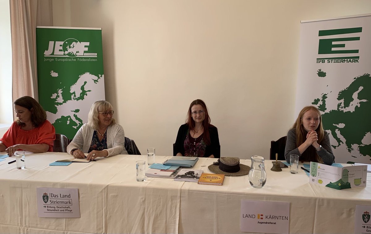 EFB Steiermark (@efbstmk) on Twitter photo Speak up, EuropäerInnen! Zum Abschluss des diesjährigen Forums erwartet uns ein spannendes Panel mit <a href="/AlexandraSchan8/">Alexandra Schantl</a> , <a href="/eva_lichti/">eva_lichtenberger</a>, Yvonne Völkl und Lisa Kaum. #efbstmk #EuropaForum2021 Speak up, EuropäerInnen! Zum Abschluss des diesjährigen Forums erwartet uns ein spannendes Panel mit <a href="/AlexandraSchan8/">Alexandra Schantl</a> , <a href="/eva_lichti/">eva_lichtenberger</a>, Yvonne Völkl und Lisa Kaum. #efbstmk #EuropaForum2021