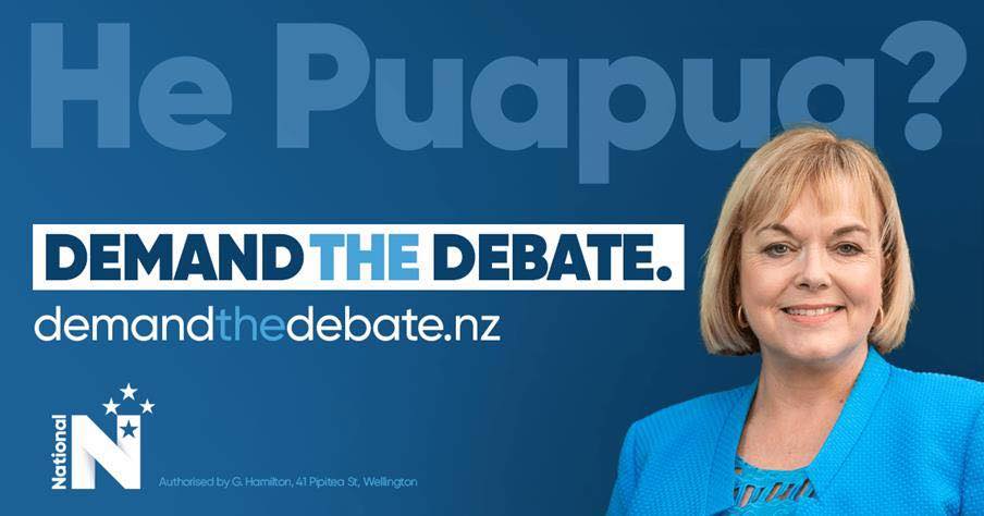 WillieJLabour's tweet photo. So Judith is ‘demanding a debate’ on Māori political aspirations to fulfill the promise of the Treaty now, is she? Well, what do you think?
https://t.co/CAlwH7YfJu https://t.co/DX3ScJxmgz