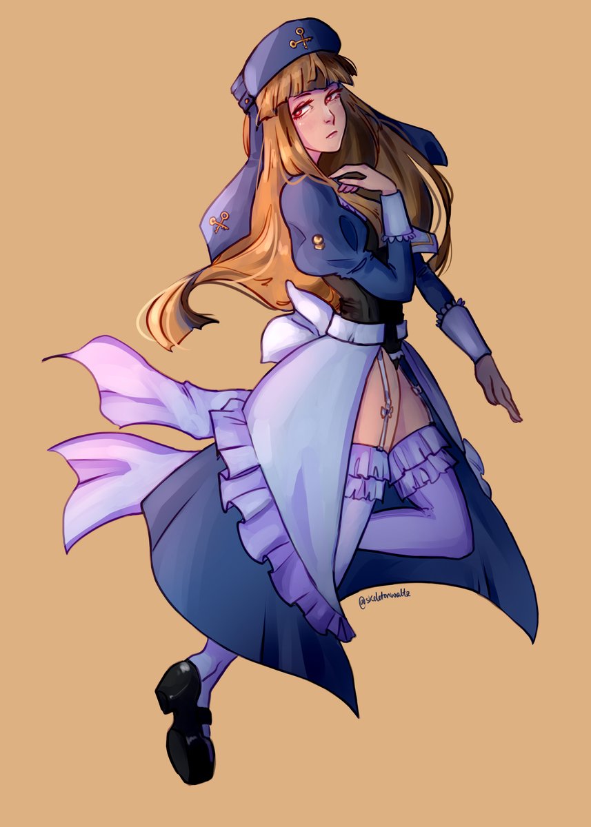 skeletonwaltz's tweet image. My Gertrude piece for this wonderful Umineko collaboration! Thank you for organizing this event @hey36253625