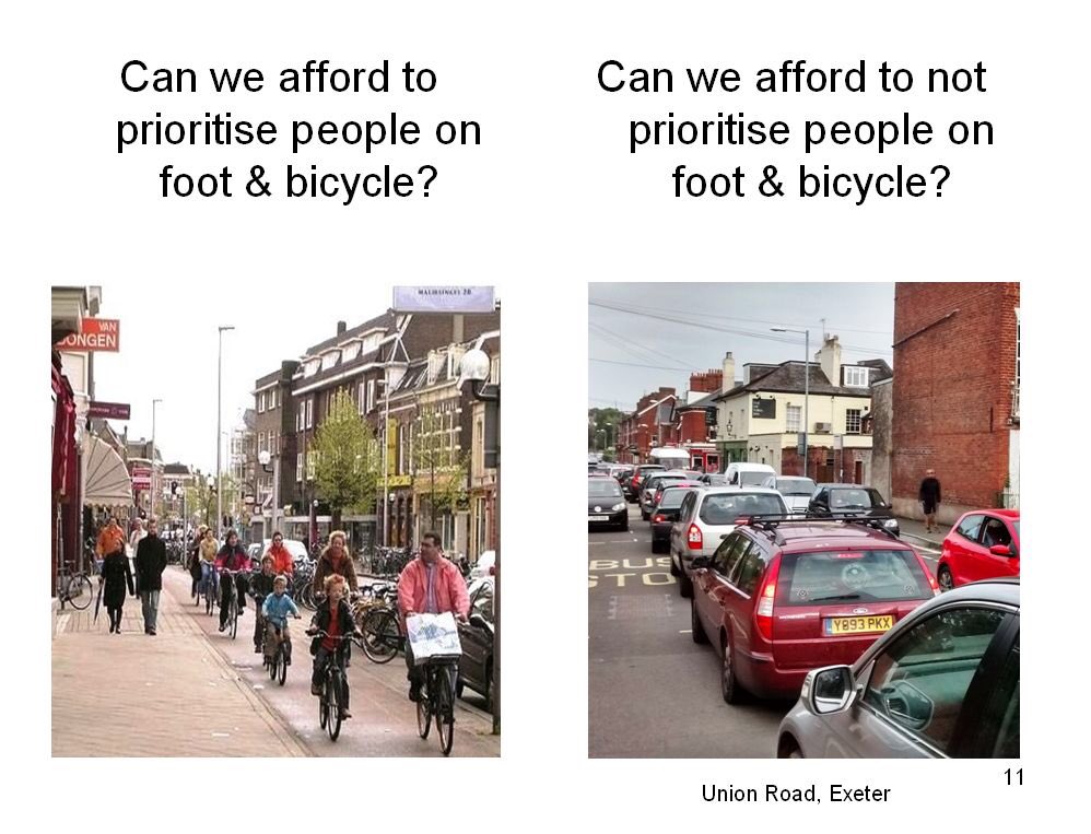 URGENT CLOSES TUESDAY: Pick the future you want NOW before it is too late. Union Rd is a key travel route in Exeter and yet it prioritises the vast majority of space for people in vehicles and parked cars. Tell DCC you want more space to cycle and walk at:
ow.ly/eVss50F4P06