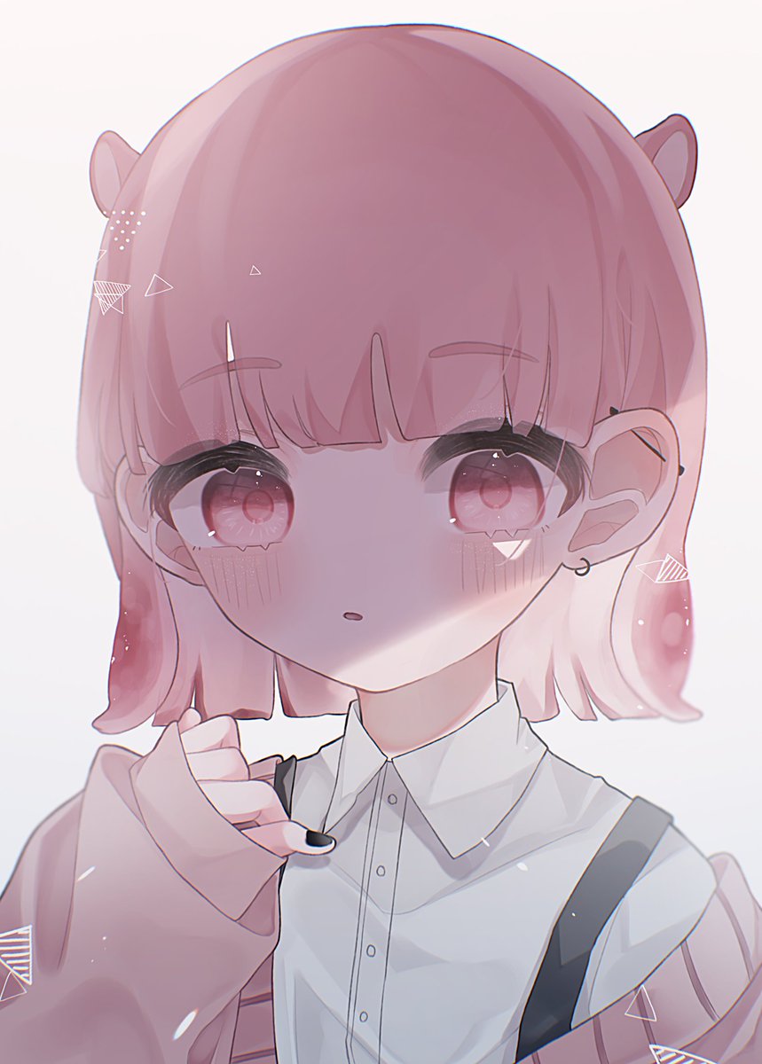 メンダコ 女の子 天ぷら粉 のイラスト