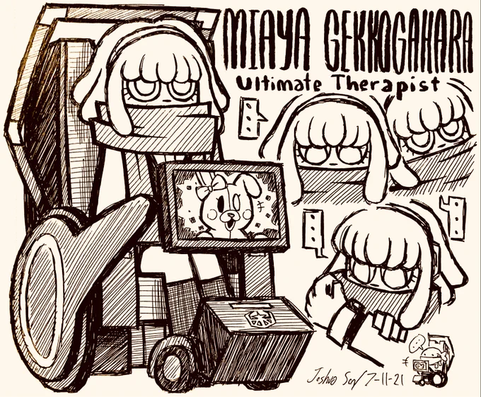 Miaya Gekkogahara Doodles
#danganronpa #miayagekkogahara 