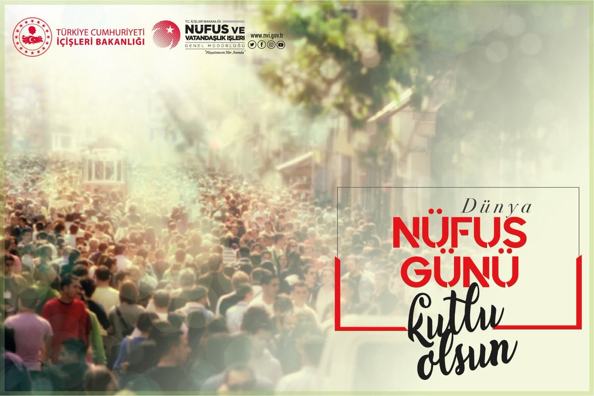 11.Temmuz Dünya Nüfus günümüz kutlu olsun