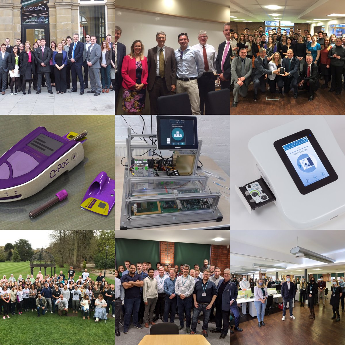 QuantuMDx's tweet photo. 13 years and one incredible journey. Q-POC™, our rapid point of care PCR system, has launched.  

A HUGE thank you to everyone who has helped us reach our goal. #ittakesavillage https://t.co/SV6or5aMzp