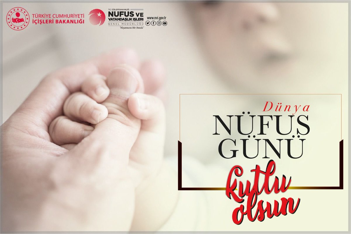 11.Temmuz Dünya Nüfus günümüz kutlu olsun.