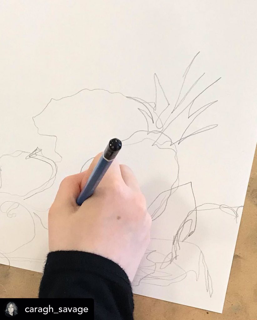 caragh_savage's tweet photo. Blind contour warm up drawings (continuous line drawing looking at the objects, but not looking at your drawing) from the 11-14yr olds in yesterday’s #caraghsdrawlab ✨👌
#drawing #observationaldrawing #teachingdrawing https://t.co/aO1sZ1WEDx