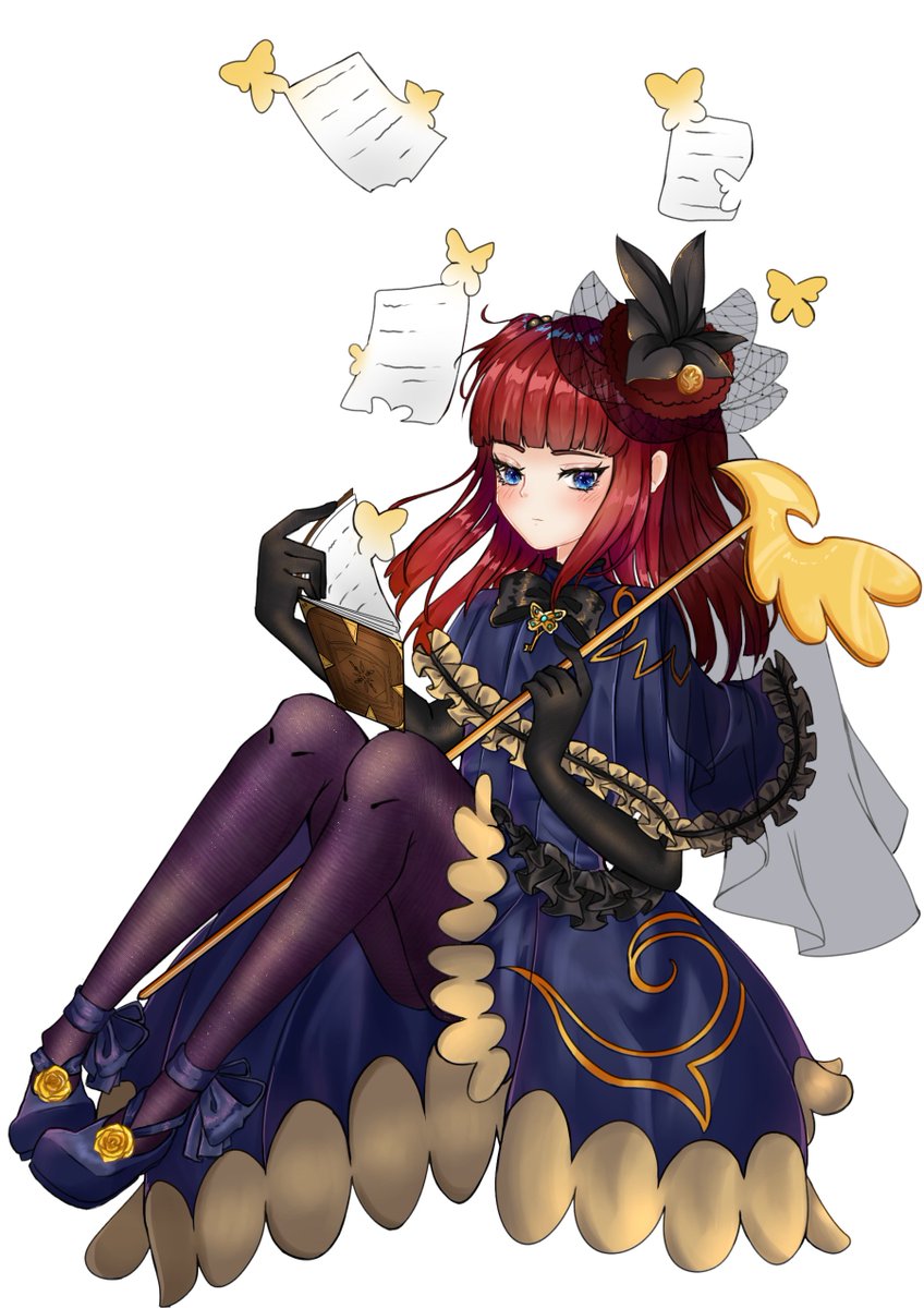 I drew the ANGE-Beatrice for the umineko collab! Check out the