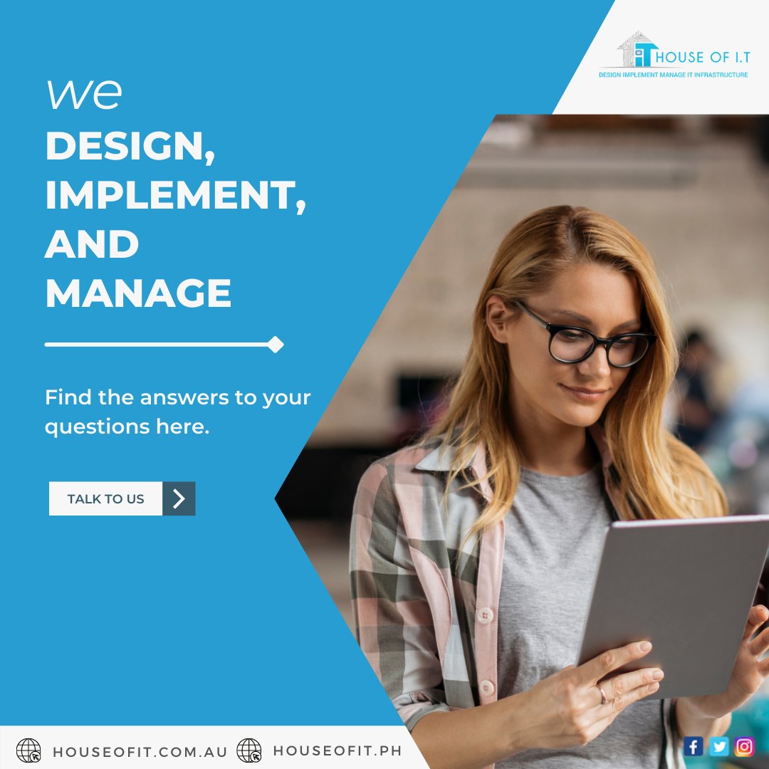 Find the answers to your questions here. Our Support Specialist is ready to help with whatever you need.

For more, visit🔗 houseofit.ph
#HOIT #ITManagement