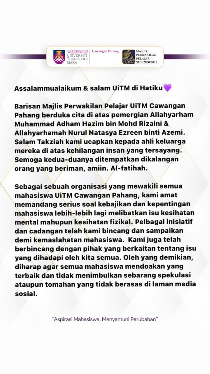 mppuitmpahang's tweet photo. Kami akan cuba membantu semampu yang boleh bergantung kepada protokol dan peraturan yang ditetapkan ke atas kami. https://t.co/5tmLfx1xVr