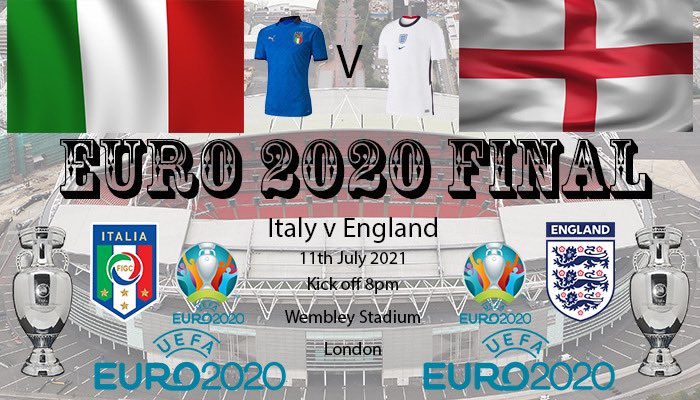 inspired_M_R's tweet photo. Today is the day that all England fans have been waiting for since 1966. With the Euro 2020 final only hours away will England be able to take the next step and bring football home again.
#Euro2020Final #EnglandvsItaly #footballscominghome #ITAENG #Euros2021 #bbcfootball https://t.co/1MyNRcDQie