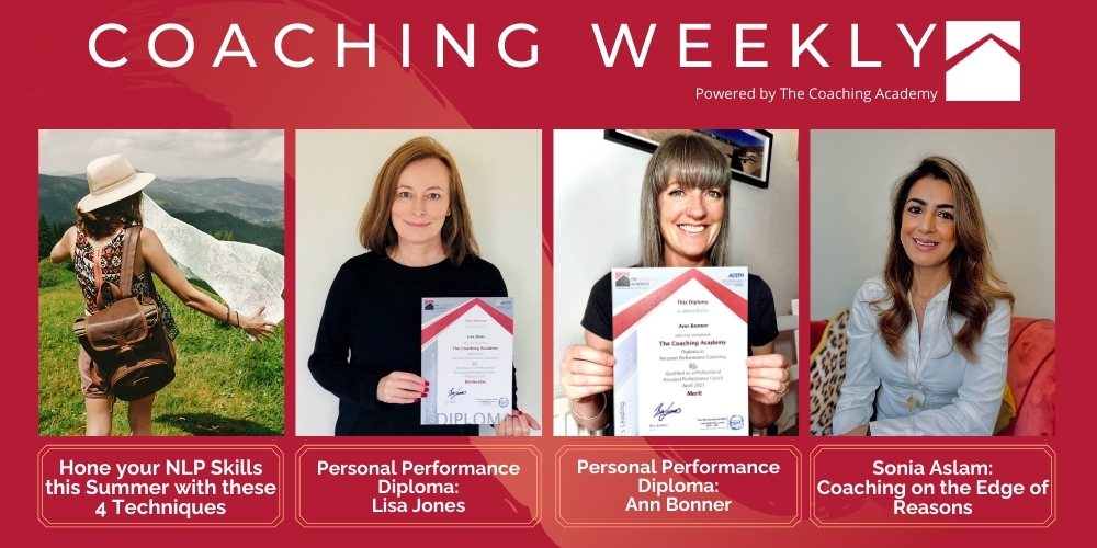 coachingacademy's tweet image. 📯 Coaching Weekly 📯
Hone your NLP skills this Summer with these 4 techniques
👉 bit.ly/3qZyeWn
Sonia Aslam - Coaching on the Edge of Reasons
👉 bit.ly/3k2DZ4s

Celebrating the Graduates of the Week:
🎓 Lisa Jones
🎓 Ann Bonner

#NLPcourse #CoachingWeekly