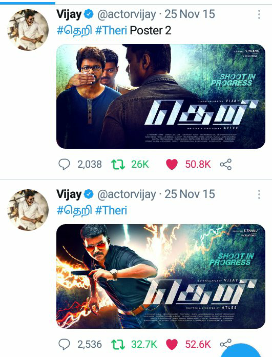 NolanSiva's tweet photo. First Target to break is #TheriFirstLook
@AjithThangam20 https://t.co/BO50G7rik6