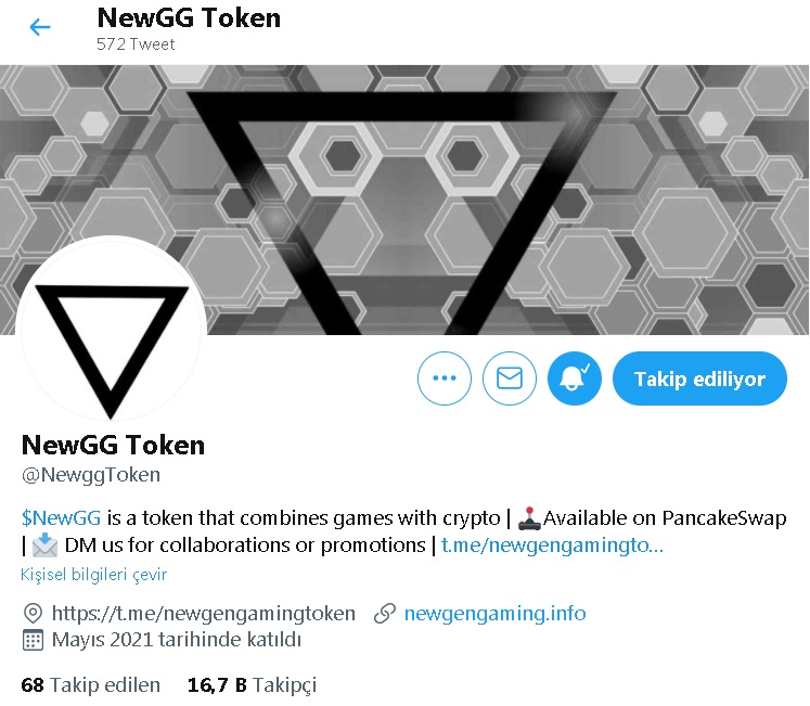 mustafauluoglu's tweet photo. @NewggToken 0xBFFC3c4424995F0e6c5946D5e2435aD33A258B72 https://t.co/jM67HLGmjN